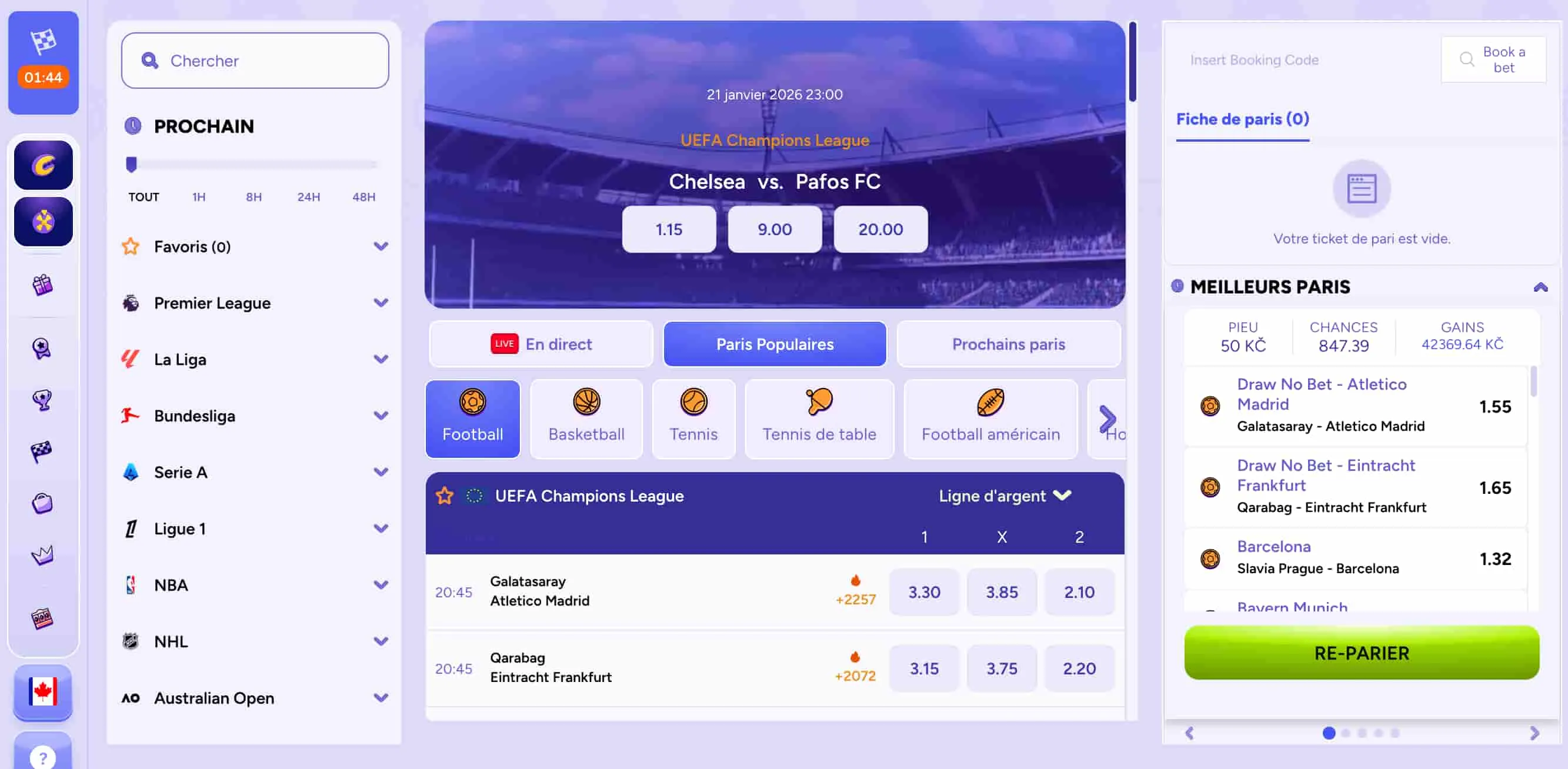 Syst&egrave;me de R&eacute;compenses SpinBara Casino