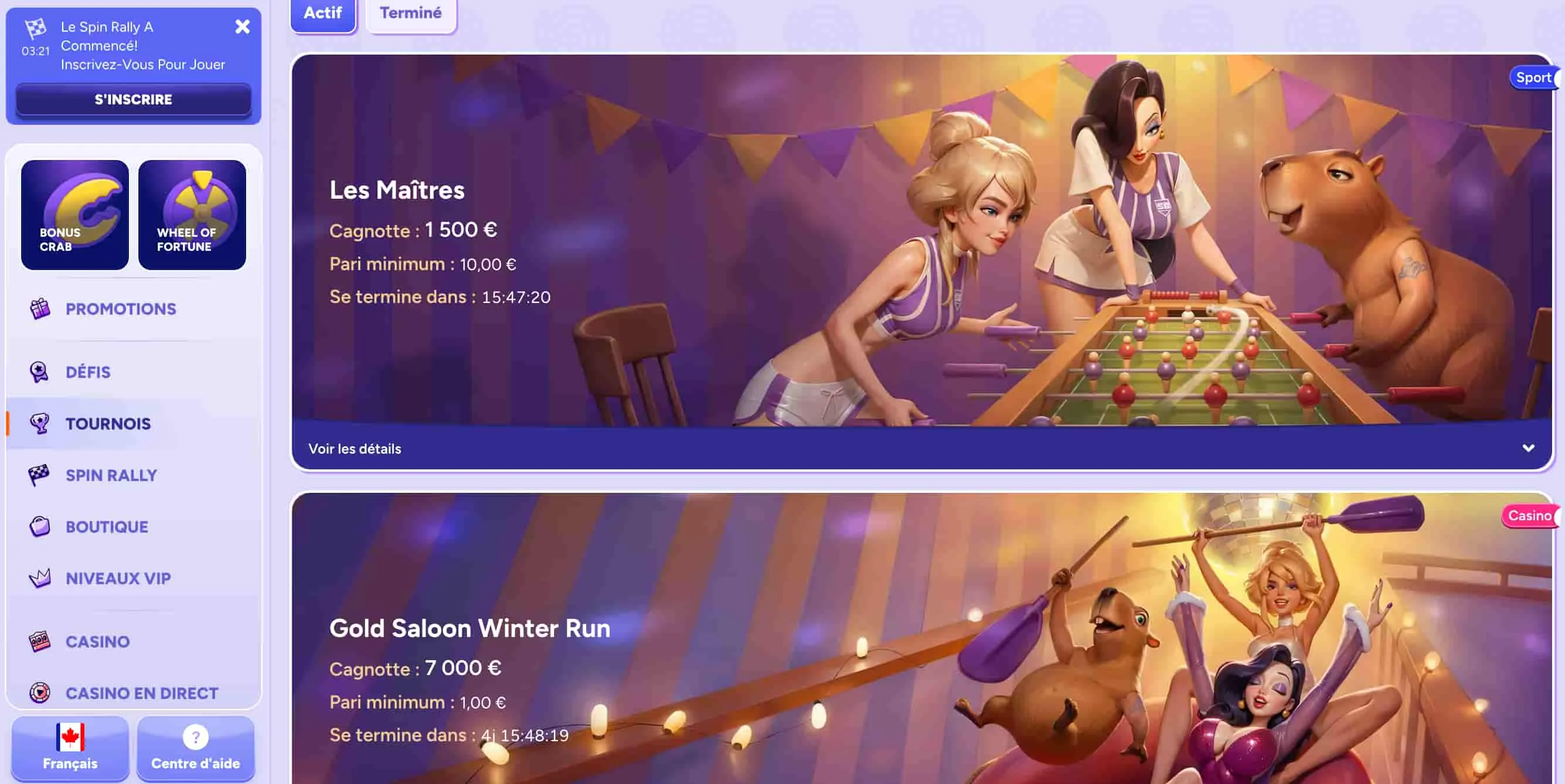 Univers Ludique SpinBara Casino